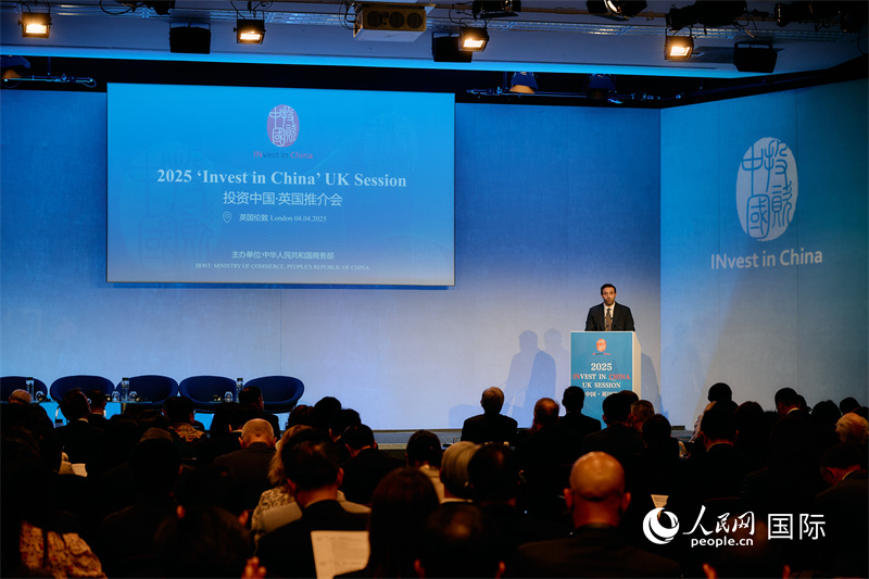 2025“投资中国”英国推介会现场。杨浩鹏摄