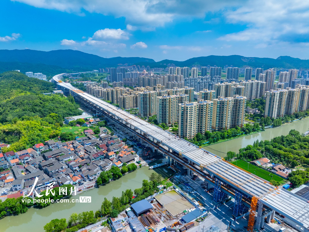 浙江宁波:九龙大道快速路建设正酣