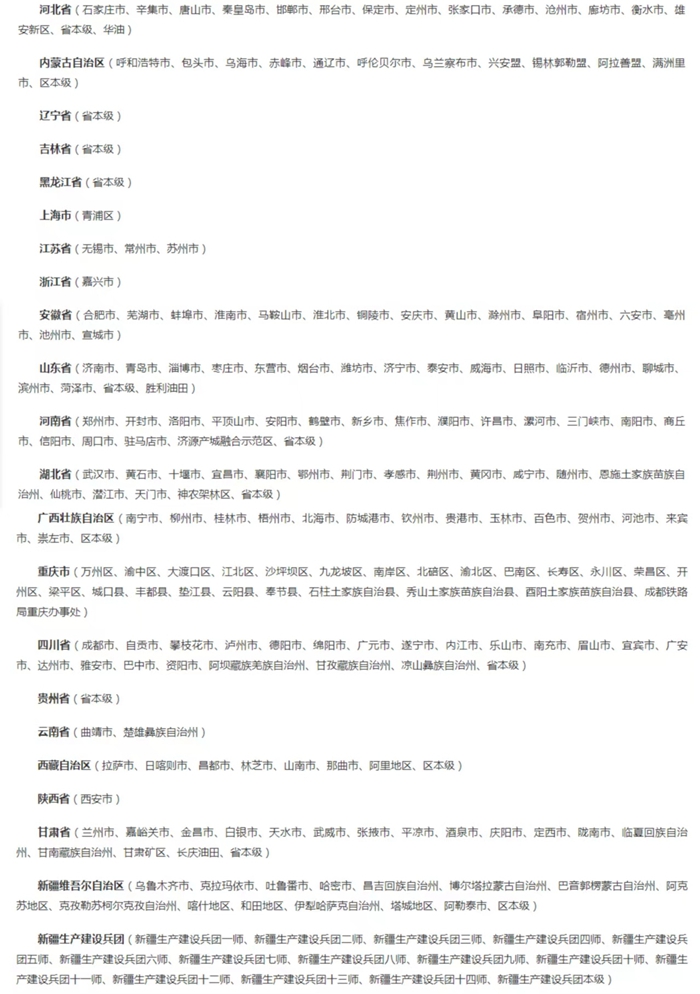 截至5月8日已开通医保个账跨省共济的统筹区。(国家医保局官网截图)