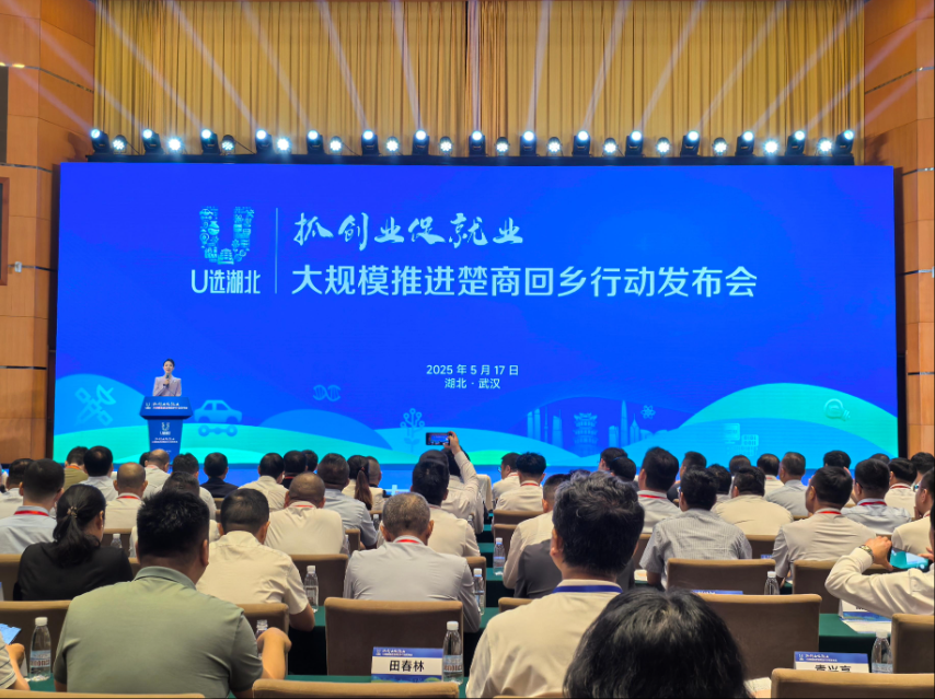 大规模推进楚商回乡发布会现场。湖北省商务厅提供