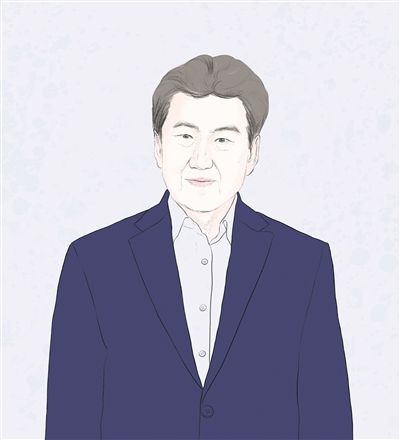 吾守尔·斯拉木院士 田晶娟绘