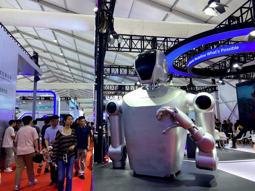 图为2025世界机器人大会展览现场。新华社记者 魏梦佳 摄