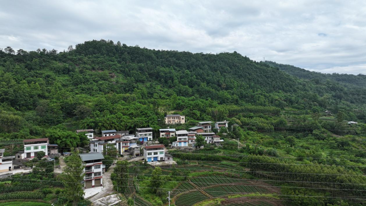 重庆市万州区白羊镇长石村风景。生态环境部供图