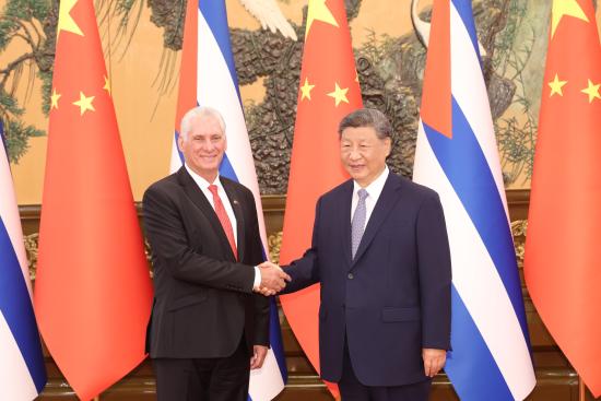 （抗战胜利80周年）习近平同朝鲜劳动党总书记、国务委员长金正恩会谈
