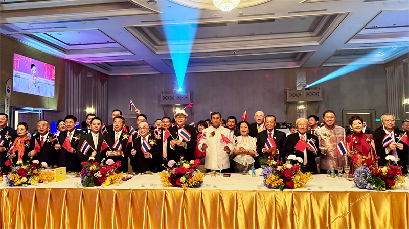 中泰建交50周年友好大会现场。丁溢摄
