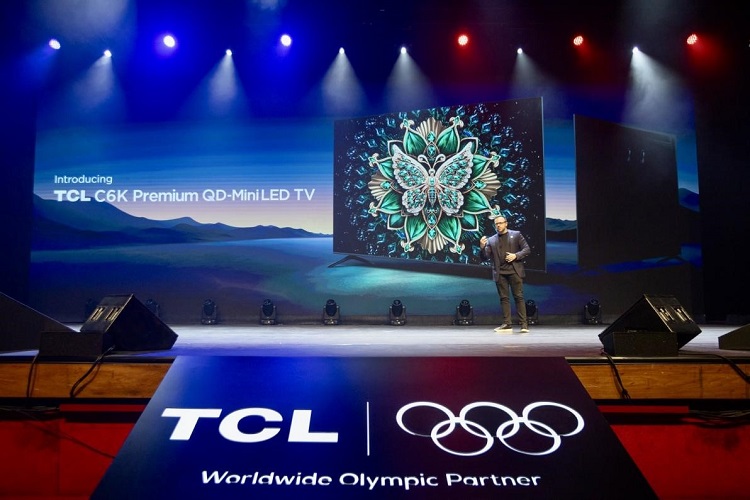 新品发布会现场。TCL巴西分公司供图